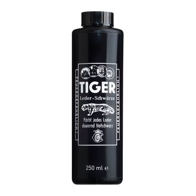 B & E TIGER Leder-Schwärze - 250 ml