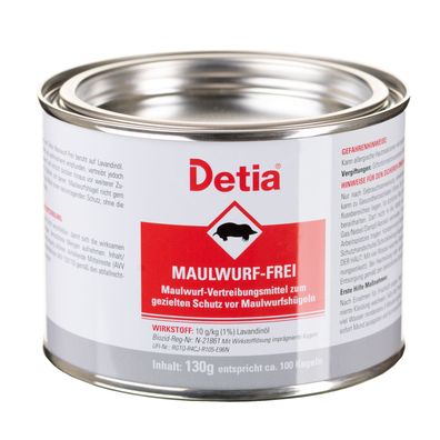 Detia - Maulwurf-Frei - 130g (ca.100 Kugeln)