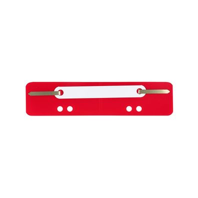 ELBA 100555016 Heftstreifen PP rot kurz 35 x 150 mm PP-Deckleiste