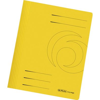 herlitz Schnellhefter easy orga, Manilakarton, gelb