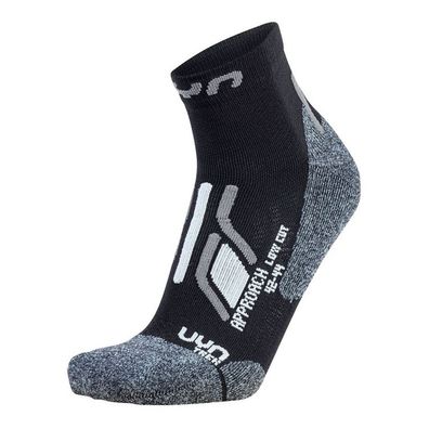 UYN Trekking Approach Low Cut Man black Wandersocken