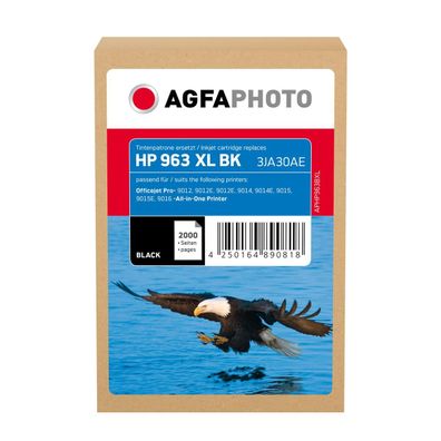 AgfaPhoto Tintenpatrone APHP963BXL wie HP 3JA30AE 963XL sw