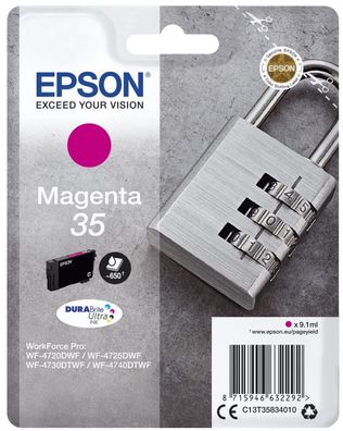 Epson C13T35834010 Original Epson Tintenpatrone magenta (C13T35834010, 358340,35,