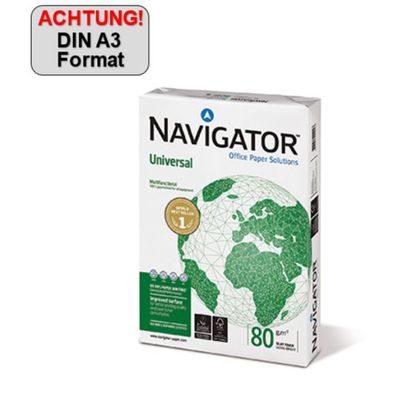 Navigator Kopierpapier Universal 8247B80B DIN A3 80g 500 Bl./Pack