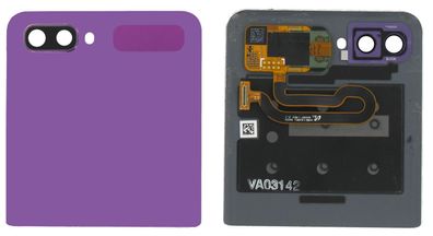 Original Samsung Galaxy Z Flip F700 Displaydeckel Außendisplay Lila Sehr Gut