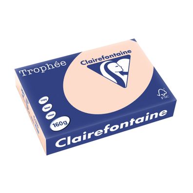 Clairalfa Multifunktionspapier Troph‚e, A4, 160 g/qm, lachs