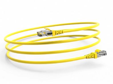 Inca ICAT6-02TS RJ45 Cat6 UTP Netzwerkkabel Ethernetkabel LAN-Kabel Gelb 2 Meter