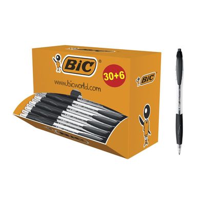 BIC Kugelschreiber Atlantis Classic 920287 04mm sw 30 + 6St