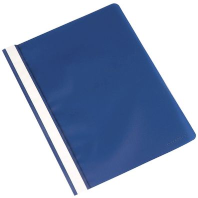 Q-Connect® KF01454 Schnellhefter - A4, 250 Blatt, PP, blau