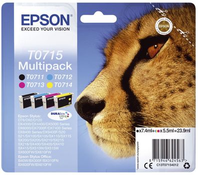 Epson C13T07154012 Original Epson Tintenpatrone MultiPack Bk, , , (C13T07154012,