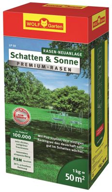 1kg LP 50 Premium-Rasen »Schatten & Sonne«