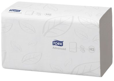 Tork® 290163 weiche Zickzack Handtücher - 2-lagig Tissue, weiß, mit Dekorprägung