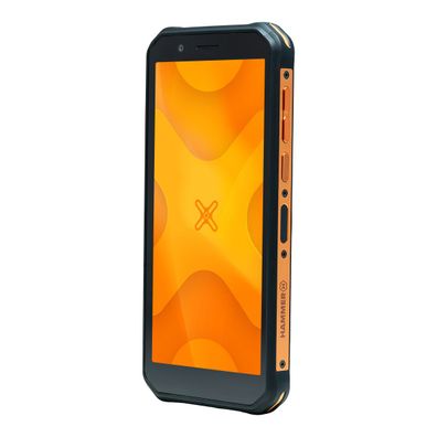 Hammer Energy X LTE Smartphone 5,5" 64 GB 5000 mAh Schwarz-Orange