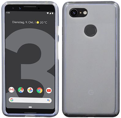 cofi1453® Silikon Hülle Basic kompatibel mit GOOGLE PIXEL 3 Case TPU Soft Handy