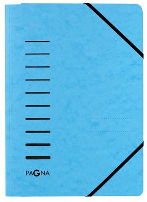 Pagna® 24007-18 Gummizugmappe - A4, 150 Blatt, Presssan, hellblau