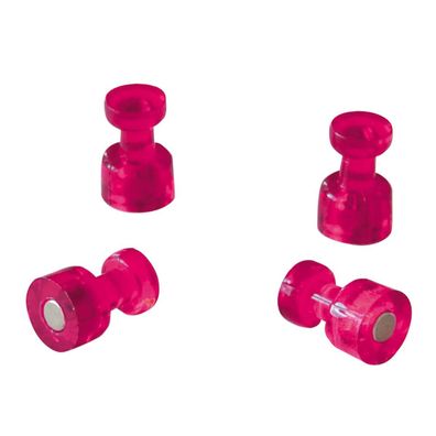 Franken Magnet HMH1807 rund 11x18mm pink 4 St./Pack