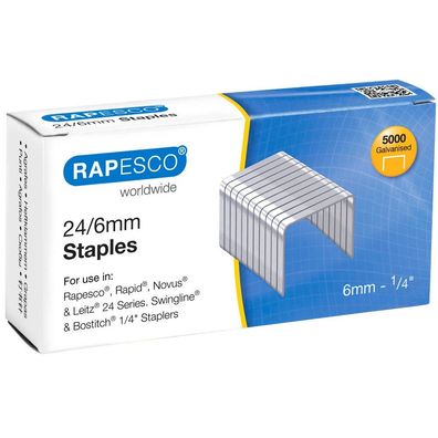 RAPESCO® S24602Z3 5.000x Heftklammern 24/6