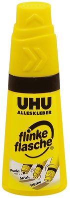 UHU® 46300 Alleskleber flinke Flasche - nachfüllbar, Flasche 35 g