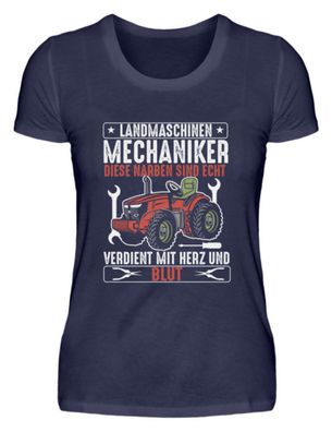 Landmaschinen Mechaniker DIESE NARBEN - Damen Premiumshirt