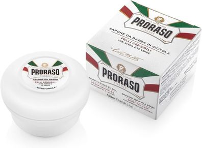 Proraso Rasierseife: 150 ml, Grüner Tee & Hafer inkl. Seifenschale Made in Italy