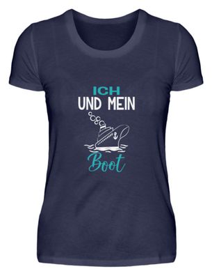Ich und mein Boot - Damen Premiumshirt