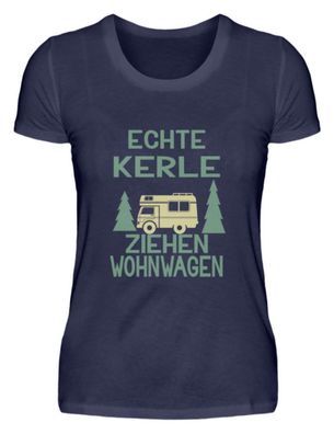 Echte Kerle ziehen Wohnwagen1 - Damen Premiumshirt