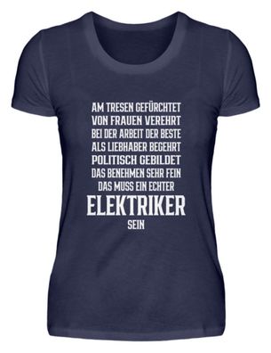 Echter Elektriker - Damen Premiumshirt
