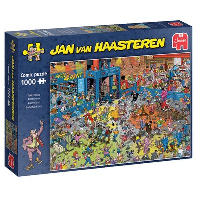 Jumbo Spiele 1119801837 Jan van Haasteren Roller Disco 1000 Teile Puzzle