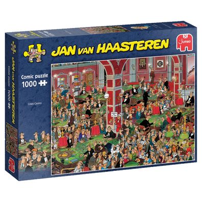 Jumbo Spiele 1119801834 Jan van Haasteren Crazy Casino 1000 Teile Puzzle