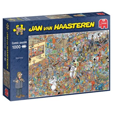 Jumbo Spiele 1119801829 Jan van Haasteren schwarzer Freitag 1000 Teile Puzzle