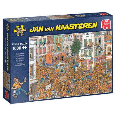 Jumbo Spiele 1119801838 Jan van Haasteren Celebrate the Inauguration 1000 Teile