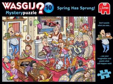 Jumbo Spiele 1119801825 Wasgij Mystery 10 Spring has Spung! 1000 Teile Puzzle