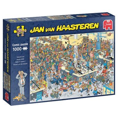 Jumbo Spiele 1119801833 Jan van Haasteren Massen an den Kassen 1000 Teile Puzzle