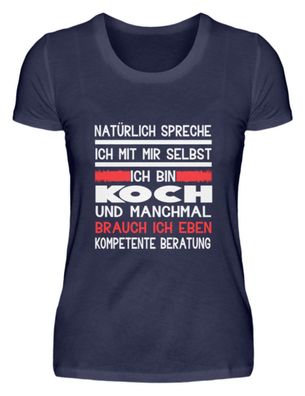 Natürlich spreche ich mit mir selbst. - Damen Premium Shirt-VSZUGX4C