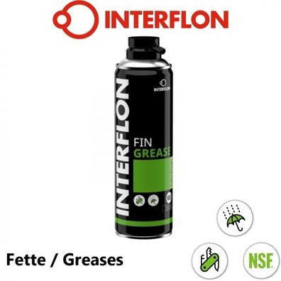 Interflon Fin Grease Sprühdose 300 ml Aerosol Mehrzweckfett Schmiermittel MicPol