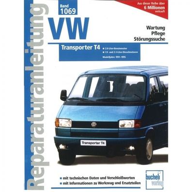 VW Transporter Bus T4 Typ 70 (1991-1995) Reparaturanleitung Bucheli Verlag