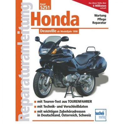 Honda Deauville (ab 1998) Reparaturanleitung Bucheli Verlag