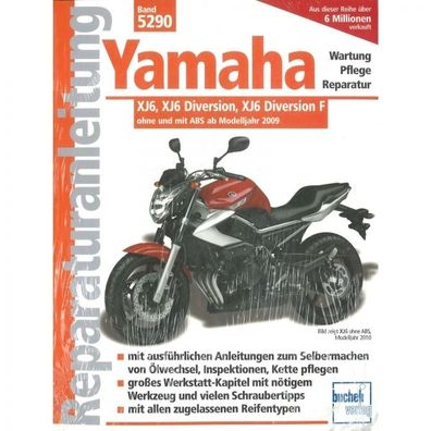 Yamaha XJ6/XJ6 Diversion/XJ6 Diversion F (ab 2009) Reparaturanleitung