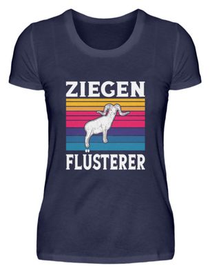 Ziegen Flüsterer Lustiges Landwirt Bauer - Damen Premiumshirt