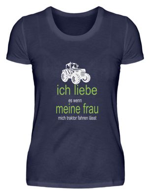 Landwirt Ich liebe es wenn mein Frau - Damen Premium Shirt-JCRSYUJ5