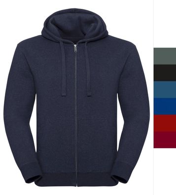 Russell Europe Men`s Authentic Melange Zipped Hood Sweat R-263M-0