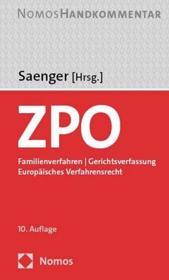 Zivilprozessordnung: Familienverfahren | Gerichtsverfassung | Europ?isches