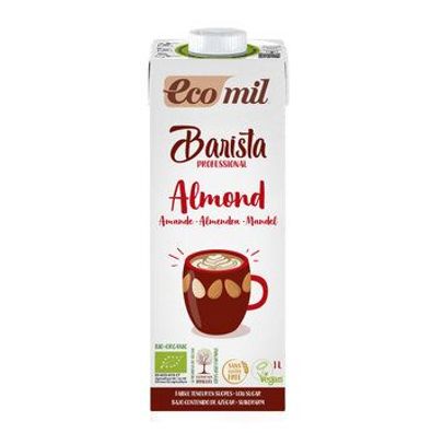 EcoMil 6x EcoMil Bio Mandeldrink Barista (Zuckerarm) 1l