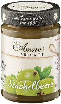 Annes Feinste Annes Feinste Bio Stachelbeer Konfitüre extra 225g