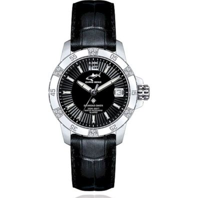 CHRIS BENZ - Taucheruhr-Armbanduhr - Diamond DIVER Black Haven - CB-DD200-S-LBS