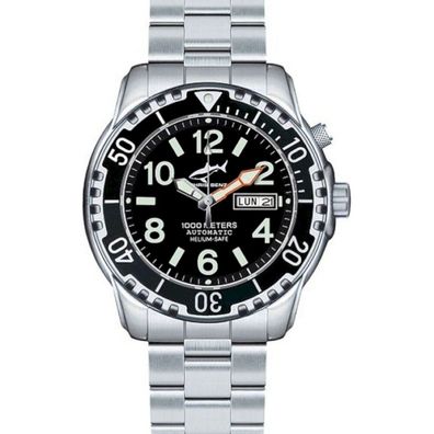 CHRIS BENZ - Taucheruhr-Armbanduhr - DEEP 1000M Automatic - CB-1000A-S-MB