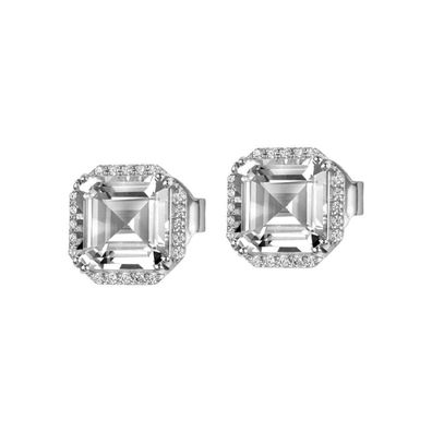 Jacques Lemans - Ohrstecker Sterlingsilber mit White Topaz - SE-O104A