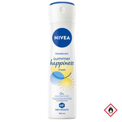 Nivea Deodroant Spray Fresh Summer langanhaltende Frische 150ml