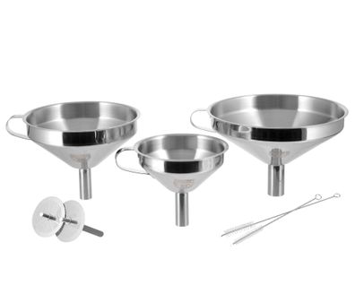 Trichter-Set, 3-teilig, Edelstahl