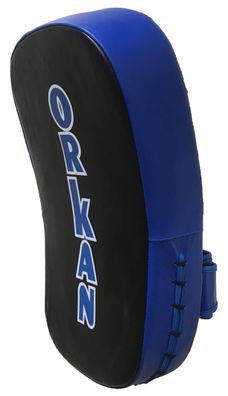 Arm Mitt Curved Pro Leder blau